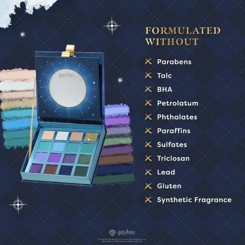 Profusion Cosmetics Harry Potter Holiday Christmas at Hogwarts 16 Shade‎ Palette